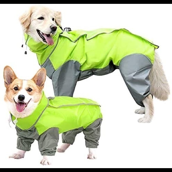 Dog Full Body Dog Raincoat Waterproof Dog Poncho Jacket Poshmark